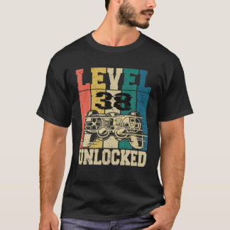 T-shirt 38 Birthday Gamer Gaming Gamer 38 Years Level 38 U