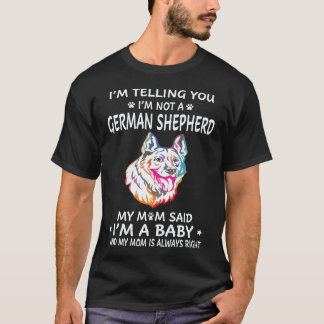 T-shirt 38 Je vous dis que je ne suis pas un berger allema