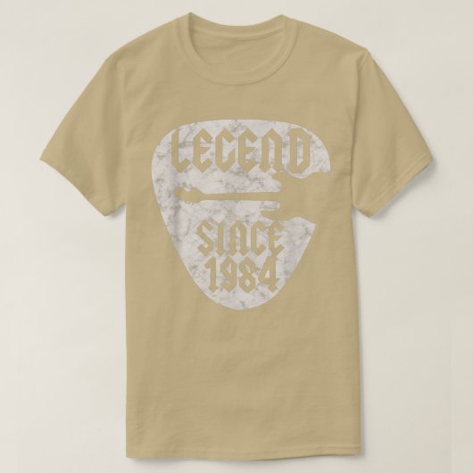 T-shirt 38 Year Old Guitarist Born en 1984 (Design devant)