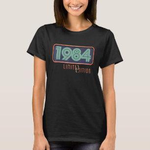 T-shirt 38e anniversaire Dames Mens 38 ans 1984 2