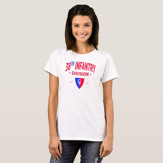 T-shirt 38e division d'infanterie - US Military Women (Devant entier)