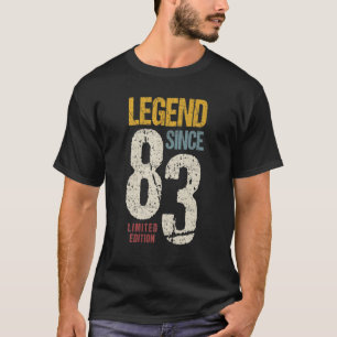 T-shirt 39 Ans Vintage 1983 39E Anniversaire Décoration