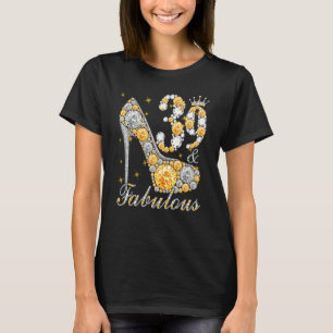 T-shirt 39 & Fabuleux 39 Ans 39e Anniversaire Diamant C