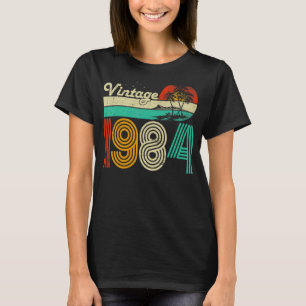 T-shirt 39e anniversaire Vintage 1984 39 ans Femmes