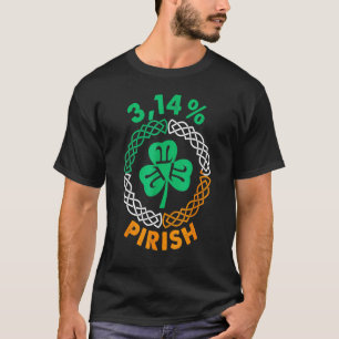 T-shirt 3 14 Jour de la Saint Patrick irlandais Math Pi Da