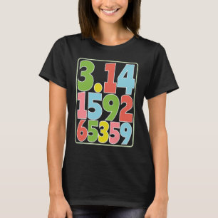 T-shirt 3 14 Pi Nombre Pie jouée Bouclier Pi Jour