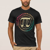 T-shirt 3.14 Pi Numéro Jour Symbole Math Numéro Irrationne (Devant)