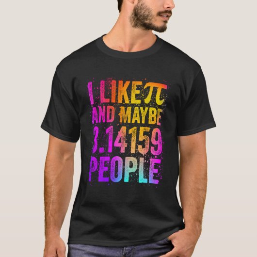 T-shirt 3 14 Style Pi Jour Math Enseignant Étudiant (Devant)