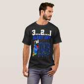 T-shirt 3 2 1 Blast Off J'ai 15 Anniversaire Rocket 15e Sp (Devant entier)
