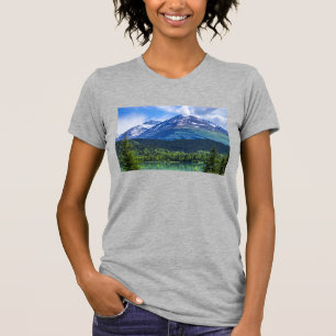 T-shirt 3/4 chemise de la douille des femmes