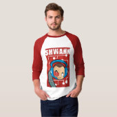 T-shirt 3/4-Sleeve SHWANN Jersey (Devant entier)