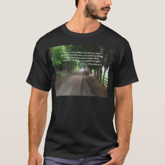 T-shirt 3:5 de proverbes - affiche de vers de bible de 6