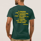 T-shirt 3 ACCLAMATIONS (vert) (Dos)