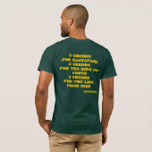 T-shirt 3 ACCLAMATIONS (vert) (Dos entier)
