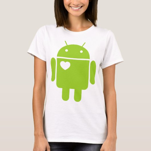 T-shirt <3 Android (Devant)