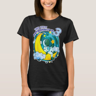 T-shirt 3 Anniversaire Garçon 3 Anniversaire Astronaut Esp