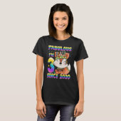 T-shirt 3 Ans Filles Ados Tribal Fox 3e Anniversaire Gi (Devant entier)