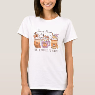 T-shirt 3 Café d'Halloween rétro, Hocus pocus Frappuccino