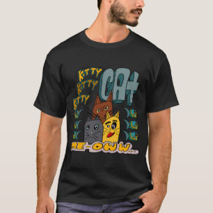 T-shirt 3 chats - minou miaou