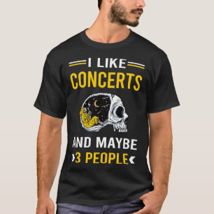 T-shirt 3 Concerts de Concert pour personnes