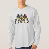 T-shirt 3 cow-boys entrent dans un bar... (Devant)