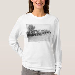 T-shirt 3 cowboys Roping des chevaux PhotographSouth