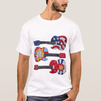 3 décorations de guitare de Judaica
