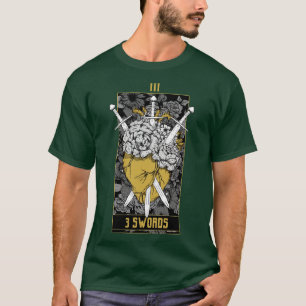 T-shirt 3 épées Tarot d or