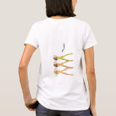 T-shirt 3 femmes à long pattes debout Thunder_Cove (Dos)
