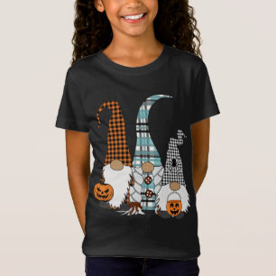 T-Shirt 3 Gnomes Halloween Trick Ou Treat Nordic Gnomes Pl