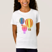 T-shirt - 3 heteluchtballonnen (Voorkant)
