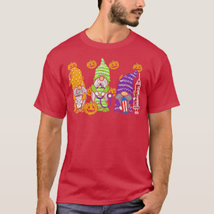 T-shirt 3 Infirmières Gnome Halloween Costume amusant Infi