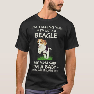 T-shirt 3 Je vous dis que je ne suis pas un Beagle