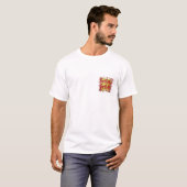 T-shirt 3 lions avec l'effet déchiré (Devant entier)