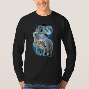 T-shirt 3 Lune Ours Polaires Fourrure Mammifères Marins Ou