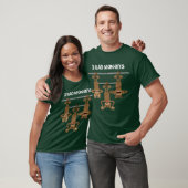 T-shirt 3 mauvais singes (Unisexe)