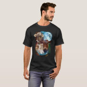 T-shirt 3 Moon Cow Livestock Cattle Animal (Devant entier)