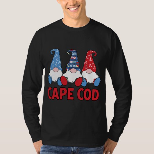 T-shirt 3 Nauti Nauti Gnomes Cap Cod MA Ca (Devant)