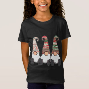 T-Shirt 3 Nordic Gnomes Winter Christmas Swedish Tomte Cut