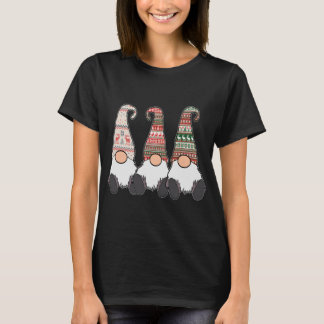 T-shirt 3 Nordic Gnomes Winter Christmas Swedish Tomte Cut