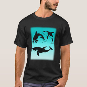 T-shirt 3 Orques de natation