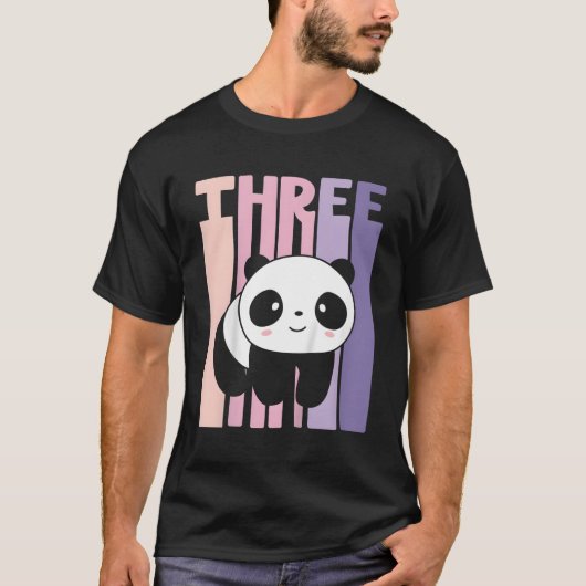T-shirt 3 Panda 3E B Jour (Devant)