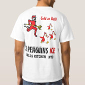 T-SHIRT 3 PENGUINS ICE COMPANY (Dos)