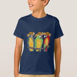 T-shirt 3 perroquets