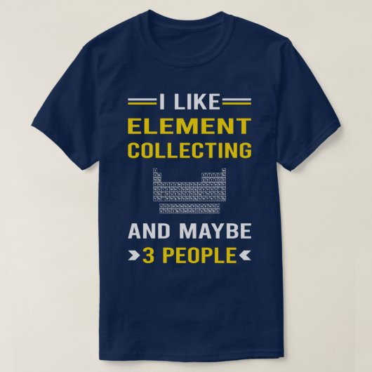 T-shirt 3 Personnes Élément de collecte Éléments (Design devant)