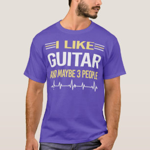 T-shirt 3 Personnes Jouant Guitare Guitariste