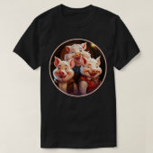 T-shirt 3 petits cochons (Design devant)