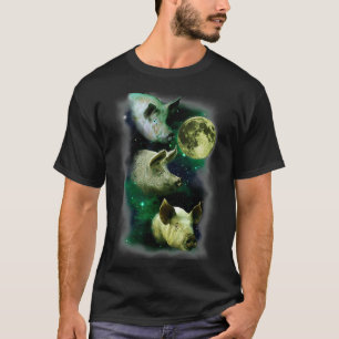 T-shirt 3 Pig Moon Funny Parody