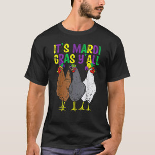 T-shirt 3 Poulets C'est Mardi Gras Les Hommes Drôles Agric