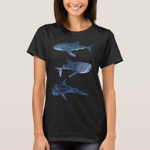 T-shirt 3 REQUINS BALEINES-bleu marine-